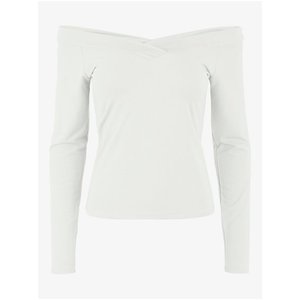 Bílé tričko Pieces Maliva - Dámské obraz
