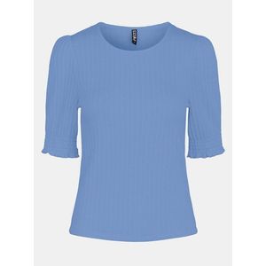 Modré tričko Pieces Tenley - Dámské obraz