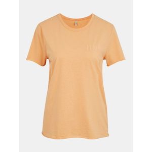 Oranžové tričko s nápisem ONLY Fruity - Dámské obraz