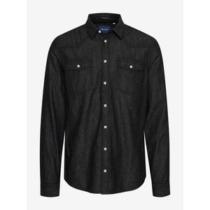 Černá džínová košile Blend - Pánské obraz