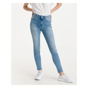 Modré dámské skinny fit džíny Replay Luzien Jeans obraz