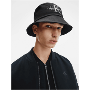Černý pánský klobouk s potiskem Calvin Klein Jeans - Pánské obraz