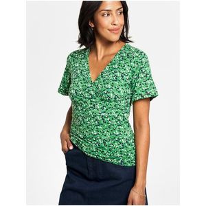 Zelené vzorované tričko Tranquillo - Dámské obraz