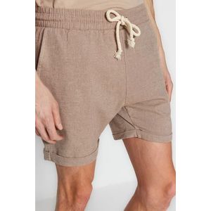Trendyol Mink Regular Fit Elastic Waist Short Shorts & Bermuda obraz