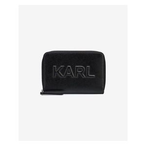 Černá dámská kožená peněženka KARL LAGERFELD obraz
