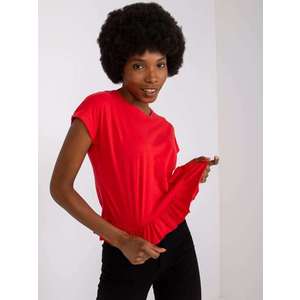 Červené dámské tričko s volány Hierro obraz