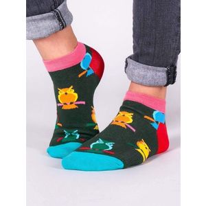 Yoclub Unisex's Ankle Funny Cotton Socks Patterns Colours SKS-0086U-A200 obraz