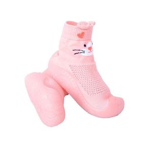 Dětské ponožky Yoclub YC_B_G_Anti-skid_Socks_With_Rubber_Sole_OBO-0175G-5200_Apricot obraz