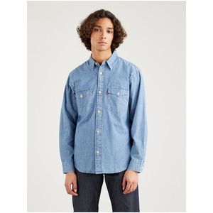 Levi's Modrá pánská džínová košile Levi's® - Pánské obraz