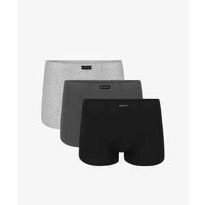 Pánské boxerky ATLANTIC 3Pack - černá/šedá/grafitová obraz