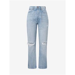 Světle modré dámské straight fit džíny Pepe Jeans Celyn - Dámské obraz