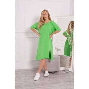 Oversize šaty světle zelené obraz