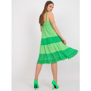 Zelené viskózové šaty z OH BELLA obraz