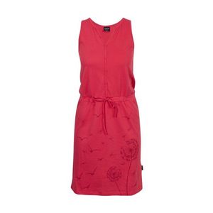Tmavě růžové dámské vzorované krátké šaty SAM 73 Blanche obraz