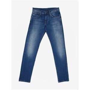 Tmavě modré pánské slim fit džíny Pepe Jeans Cane obraz