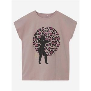 Růžové holčičí tričko name it Just Dance obraz