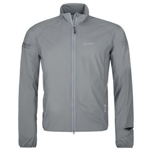 Pánská běžecká bunda Kilpi TIRANO-M světle šedá obraz