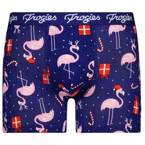 Pánské boxerky Flamingo Frogies Christmas obraz