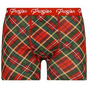 Pánské boxerky Tartan Frogies Christmas obraz
