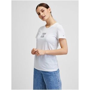 Bílé dámské tričko Tommy Jeans - Dámské obraz