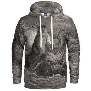 Aloha From Deer Unisex's Dore Series - Monkey On A Dolphin Hoodie H-K AFD494 obraz