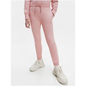 Růžové holčičí tepláky Calvin Klein Jeans - Holky obraz