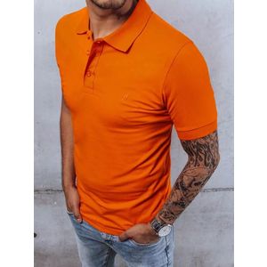 Oranžové polo tričko Dstreet obraz