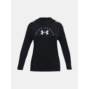 Under Armour Mikina Tech Graphic LS Hoodie-BLK - Holky obraz