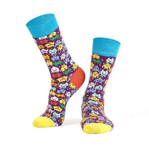 Dámské ponožky s barevnými vzory obraz