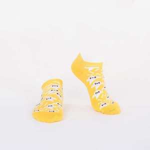 Pánské žluté krátké ponožky s pohádkovými světly obraz