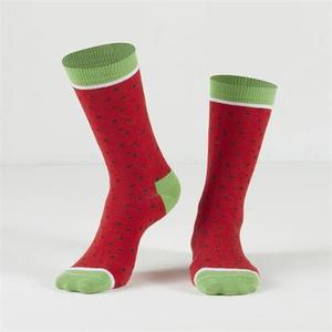 Červené melounové dámské ponožky obraz