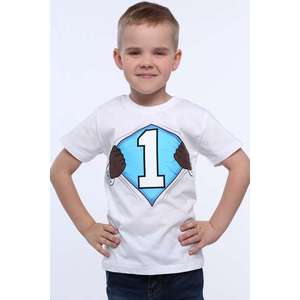Chlapecké tričko s bílým číslem obraz