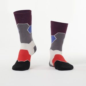 Barevné dámské ponožky se vzory obraz