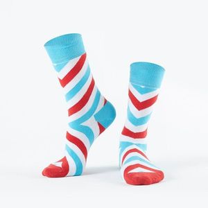 Dámské ponožky s barevnými proužky obraz