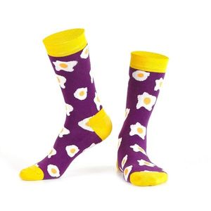 Švestkové dámské ponožky s vejci obraz