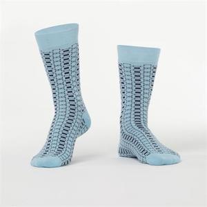 Pánské ponožky s modrým vzorem obraz