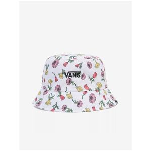 Bílý dámský květovaný klobouk VANS Hankley - Dámské obraz
