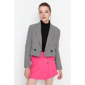 Trendyol Pink Mini Skirt with Woven Buttons obraz