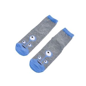 Non-slip children's socks Shelvt gray blue alien obraz