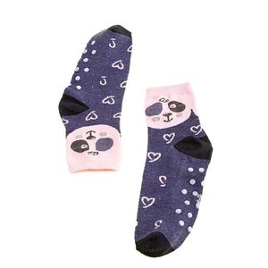 Non-slip Girls Socks Shelvt Blue Pandas obraz