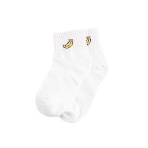 Children's socks Shelvt white banana obraz