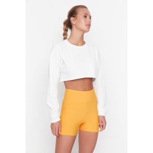 Trendyol Apricot Restorer Knitted Sports Shorts/Short Leggings obraz