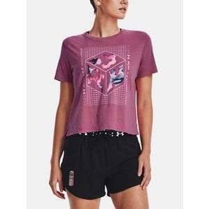 Růžové dámské tričko Under Armour UA Run Anywhere SS obraz