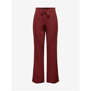 Červené široké kalhoty ONLY Tessa - Dámské obraz