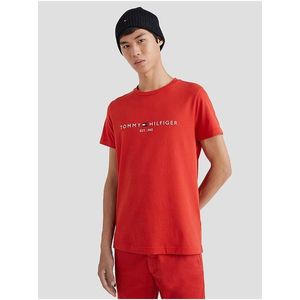 Červené pánské tričko Tommy Hilfiger - Pánské obraz