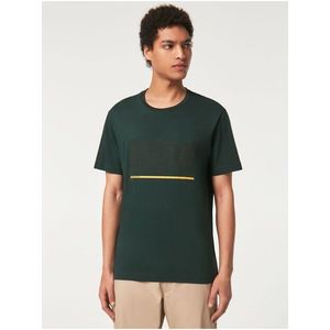 Tmavě zelené pánské tričko Oakley - Pánské obraz