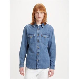 Modrá pánská džínová košile Levi's® Western obraz