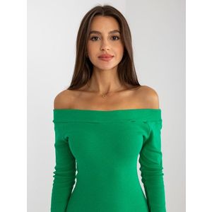 Zelené bavlněné šaty obraz