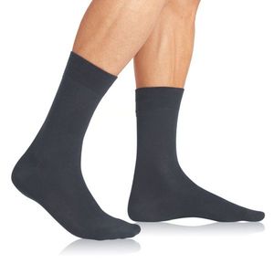 Tmavě šedé pánské ponožky Bellinda GENTLE FIT SOCKS obraz