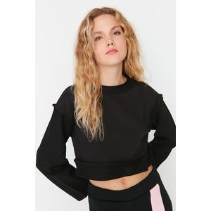 Trendyol Sweatshirt - Black - Regular fit obraz